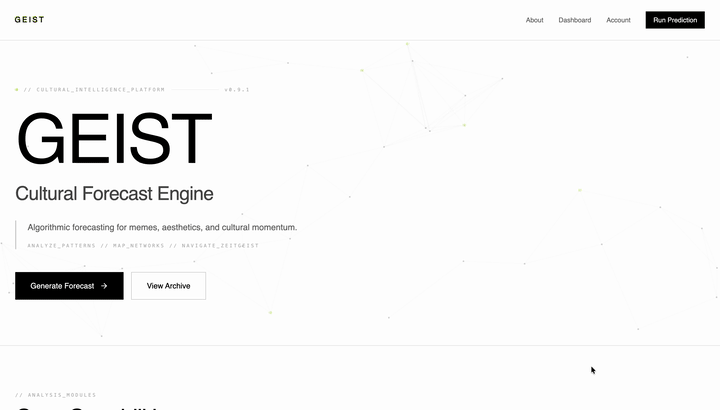 GEIST interface