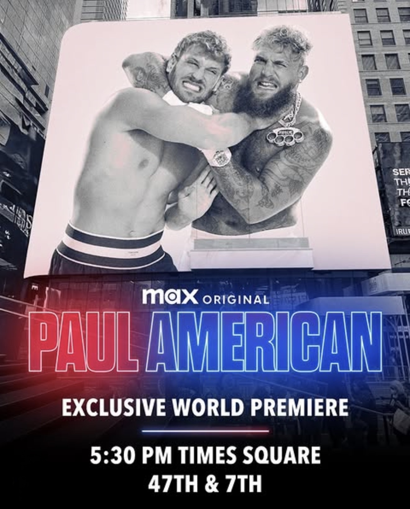 Paul American Times Square premiere announcement