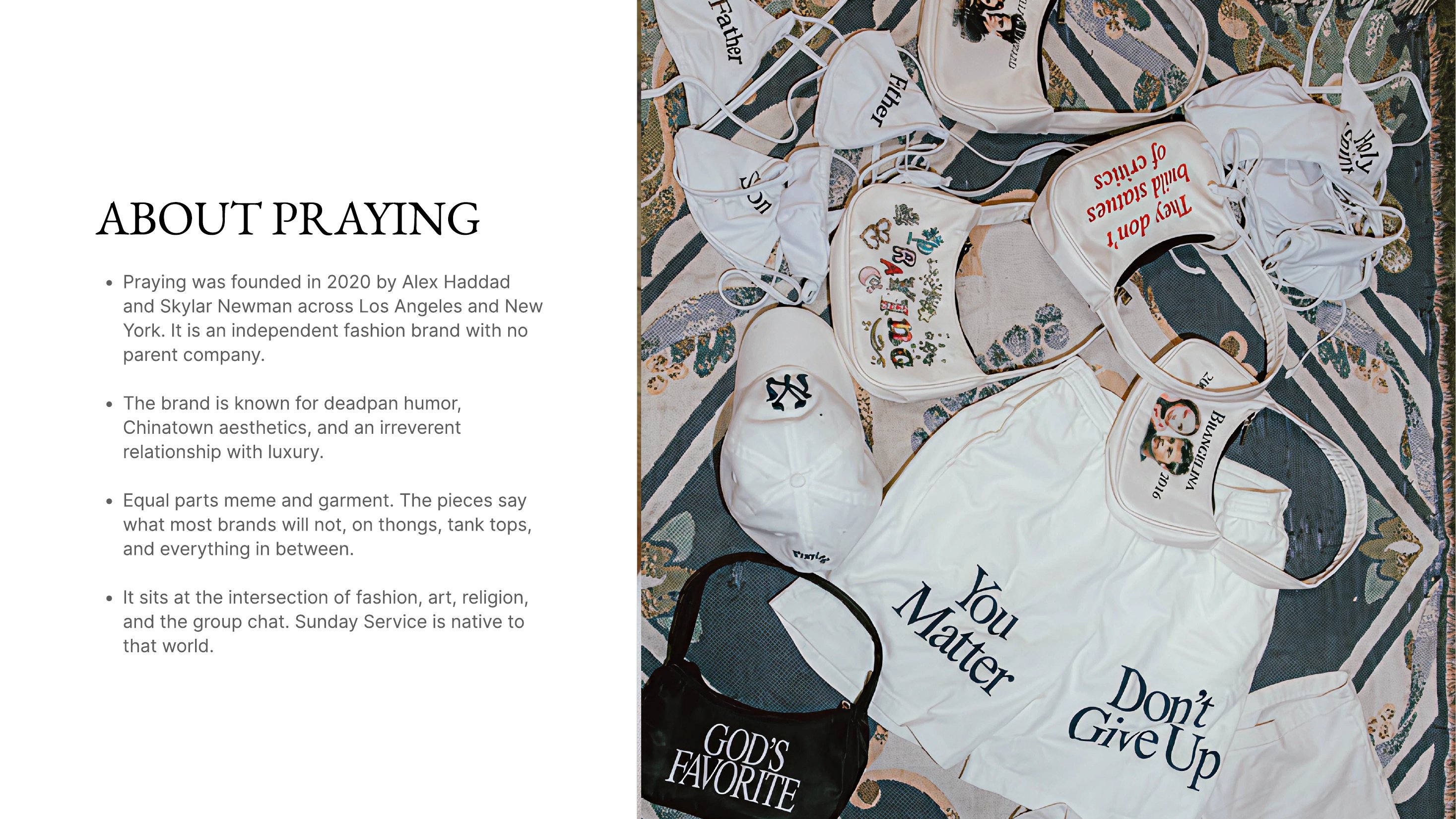 Sunday Service deck — slide 3